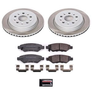 Chevrolet Camaro Brake Rotors (2) - Rear - PowerStop - Semi-Coated - `10-`15
