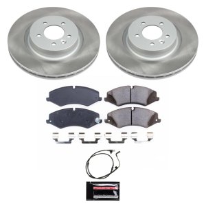 Land Rover Range Rover Sport Brake Rotors (2) - Front - PowerStop - Semi-Coated (Blank) - `10-`13