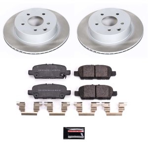 Nissan Rogue Sport Brake Kit - Rear - PowerStop - Semi-Coated Rotors + Z17 Evolution Plus Low-Dust Ceramic Pads - `17-`22