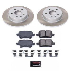 Chevrolet Cruze Brake Kit - Rear - PowerStop - Semi-Coated Rotors + Z17 Evolution Plus Ceramic Pads - 2016