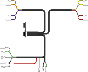 Toyota Prius Brake Kit - Front + Rear - PowerStop - Semi-Coated Rotors - `19-`22