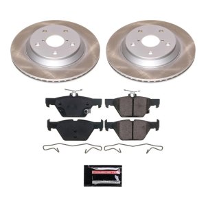 Subaru Forester Brake Kit - Rear - PowerStop - Semi-Coated Rotors - `19-`22