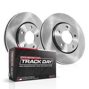 Chevrolet Corvette Brake Kit - Rear - PowerStop - Autospecialty Rotors + Track Day Pads - `97-`13
