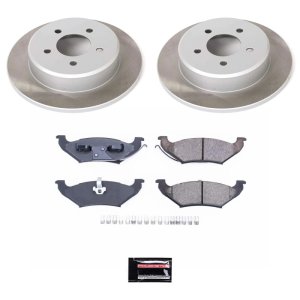 Acura RSX Brake Kit - Front + Rear - PowerStop - Autospecialty Rotors + Track Day Brake Pads - `02-`06