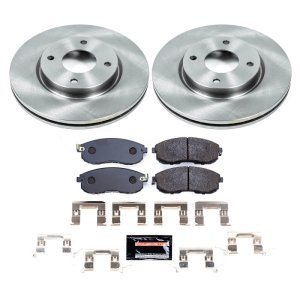 Nissan Cube Brake Kit - Front - PowerStop - Track Day Pads + Autospecialty Rotors - `09-`14 Nissan Cube Brake Kit - Front - PowerStop - Track Day Pads + Autospecialty Rotors - `09-`14