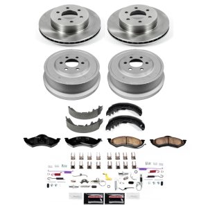 BMW 335d Brake Kit - Front - PowerStop - Autospecialty Rotors + Track Day Pads - 2011