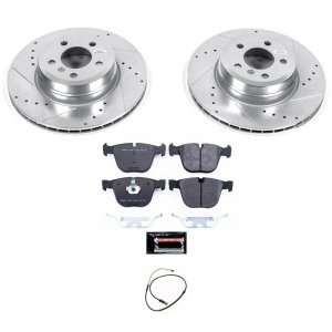 BMW X6 Brake Kit - Rear - PowerStop - Track Day High-Performance Brake Pad and Rotor Kit - 2019