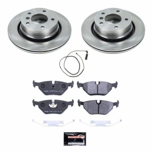 BMW 323i Brake Kit - Rear - PowerStop - Track Day High-Performance Rotors + Track Day Pads - 2000