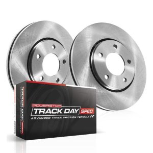 INFINITI G37 Brake Kit - Rear - PowerStop - Autospecialty Rotors + Track Day Spec Brake Pads - `09-`13