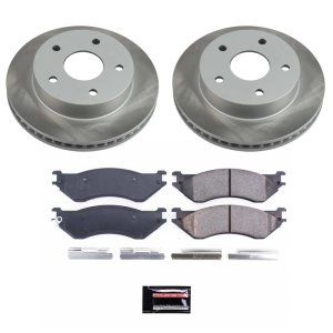 Acura RSX Brake Kit - Front + Rear - PowerStop - Autospecialty Rotors + Track Day Spec Pads - `02-`06