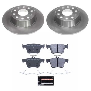 Volkswagen Jetta Brake Kit - Rear - PowerStop - Track Day Spec High-Performance Pads + Autospecialty Rotors - 2019