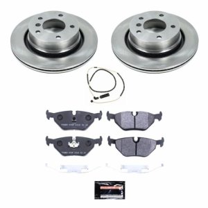 BMW Z4 Brake Kit - Rear - PowerStop - Track Day Spec High-Performance Brake Pad and Rotor Kit - `03-`08