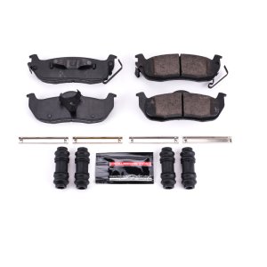 Infiniti QX56 Brake Pads - Rear - PowerStop - Z23 Evolution Sport Carbon-Fiber Ceramic with Hardware - `04-`10