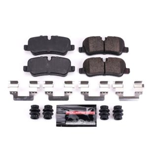 Land Rover LR3 Brake Pads - Rear - PowerStop - Z23 Evolution Sport, Carbon-Fiber Ceramic, with Hardware - `05-`09