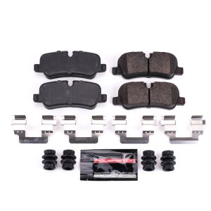 Land Rover LR3 Brake Pads - Rear - PowerStop - Z23 Evolution Sport, Carbon-Fiber Ceramic, with Hardware - `05-`09