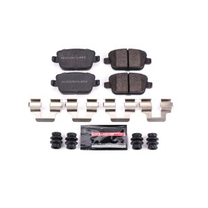 Volvo S80 Brake Pads - Rear - PowerStop - Z23 Evolution Sport Carbon-Fiber Ceramic, with Hardware - `07-`14 Volvo S80 Brake Pads - Rear - PowerStop - Z23 Evolution Sport Carbon-Fiber Ceramic, with Hardware - `07-`14