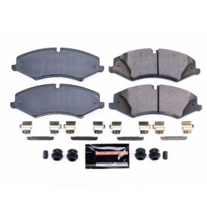Land Rover Range Rover Sport Brake Pads - Front - PowerStop - Z23 Evolution Sport Carbon-Fiber Ceramic + Stainless-Steel Hardware - `10-`12
