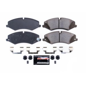 Land Rover Range Rover Sport Brake Pads - Front - PowerStop - Z23 Evolution Sport Carbon-Fiber Ceramic w/ Hardware - `11-`17