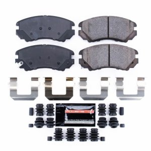 Hyundai Elantra Brake Pads - Front - PowerStop - Z23 Evolution Sport Carbon-Fiber Ceramic - `07-`10