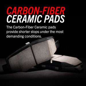 Hyundai Genesis Coupe Brake Pads - Rear - PowerStop - Z26 Performance Carbon-Fiber Ceramic - `10-`16
