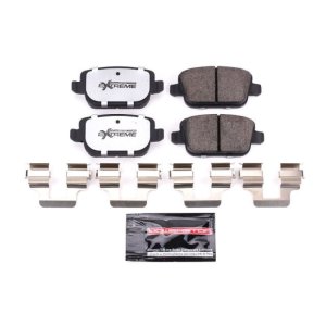Volvo S80 Brake Pads - Rear - PowerStop - Z36 Truck & Tow Carbon-Fiber Ceramic w/ Hardware - `07-`08