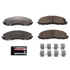 Ford F-250 Super Duty Brake Pads - Front - PowerStop - Z36 Truck & Tow, Carbon-Fiber Ceramic - `12-`19