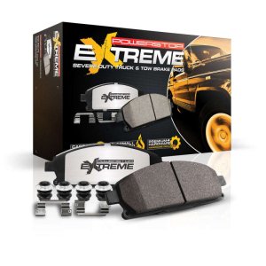 Toyota Highlander Brake Pads - Rear - PowerStop - Z36 Truck & Tow Carbon-Fiber Ceramic - `20-`21