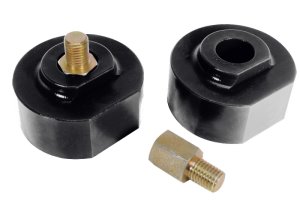 Ford F350 Coil Spring Isolator - Front - Prothane - 2in Lift Spacer - Black - `99-`09