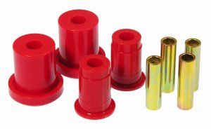 Ford Mustang Control Arm Bushings - Front - Prothane - Hydro - Red - `96-`04