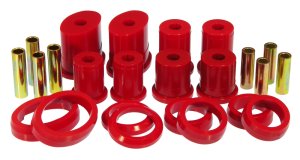 Ford Mustang Control Arm Bushings - Rear Lower - Prothane - Oval - Red - `99-`04 Ford Mustang Control Arm Bushings - Rear Lower - Prothane - Oval - Red - `99-`04