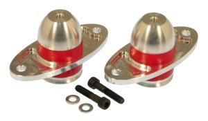 Ford Mustang Engine Mounts - Prothane - Bullet - Red - `05-`06