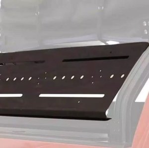 Ford F150 Mounting Plate - Putco - Venture TEC - Black - `15-`26