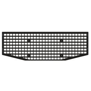 GMC 2500HD MOLLE Tailgate Panel - Putco - 10-gauge Aluminum, Mini-Textured Black Powder Coat - Black - `20-`22