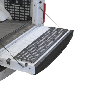 Ford F-150 Tailgate MOLLE Panel - Putco - 10-gauge aluminum, mini-textured black powder coat - Black - `21-`22