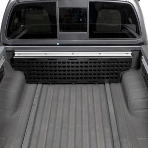 Nissan Frontier Molle Panel - Front - Putco - Mini-Textured CNC Cut 10GA Aluminum - Black - `05-`21 Nissan Frontier Molle Panel - Front - Putco - Mini-Textured CNC Cut 10GA Aluminum - Black - `05-`21