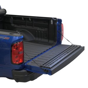 Nissan Frontier Tailgate MOLLE Panel - Putco - 10-gauge aluminum, mini-textured black powder coat - Black - 2022+