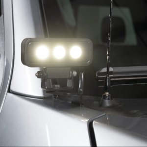 Nissan Titan Hood Bracket - Putco - Luminix - Black - `16-`22