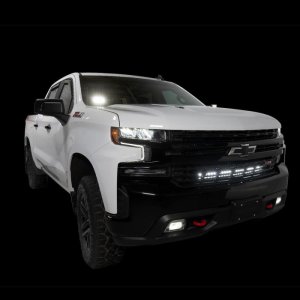 Chevrolet Silverado 1500 Roof Brackets - Hood - Putco - Luminix - Black - `19-`21