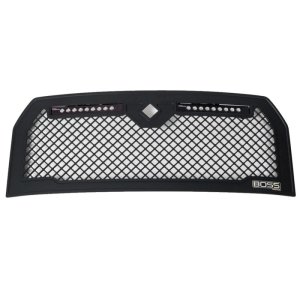Ford F-150 Grille - Putco - Lighted Boss with Camera Cutout - Black - `15-`17 Ford F-150 Grille - Putco - Lighted Boss with Camera Cutout - Black - `15-`17