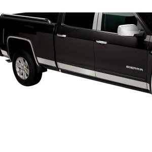 Chevrolet Silverado 1500 Rocker Panels - Putco - Pro Stainless Steel - Polished Stainless Steel - `14-`18