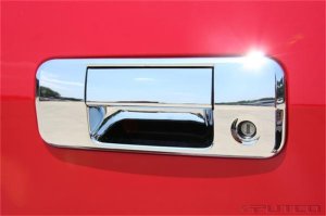 Toyota Tundra Tailgate Handle Cover - Rear - Putco - Without Backup Camera - Chrome - `07-`13