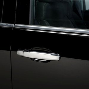 Chevrolet Silverado LD Door Handle Covers - Putco - w/ Passenger Side Keyhole - Chrome - `14-`18