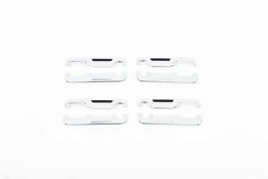 Ford F350 Door Handle Covers - Front + Rear - Putco - ABS Chrome - Chrome - `17-`22