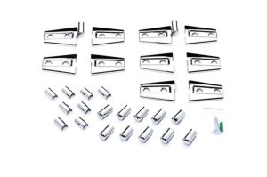 Jeep Wrangler Hinge Covers - Front and Rear - Putco - Chrome - `07-`18 Jeep Wrangler Hinge Covers - Front and Rear - Putco - Chrome - `07-`18