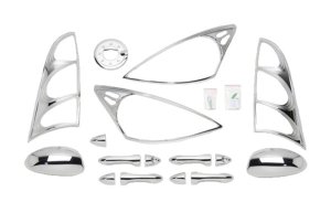 Ford Focus Chrome Trim Accessory Kit - Putco - Chrome - `00-`04 Ford Focus Chrome Trim Accessory Kit - Putco - Chrome - `00-`04