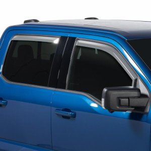Ford F-450 Chrome Window Visors - Putco - Element - Chrome - `24-`26