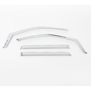 Ford F-450 Chrome Window Visors - Putco - Element - Chrome - `24-`26