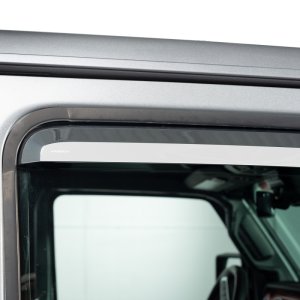 Ford F-250 Window Visors (2) - Front - Putco - Element Chrome - Chrome - `24-`27