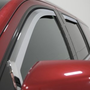 Chevrolet Tahoe Window Visors - Putco - Element Chrome In Channel - Chrome - `07-`14 Chevrolet Tahoe Window Visors - Putco - Element Chrome In Channel - Chrome - `07-`14