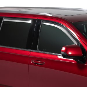 Chevrolet Silverado HD Window Visors - Putco - Element In-Channel - Chrome - 2014